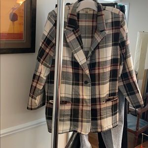 Vintage lightweight oversized suit jacket 22/24